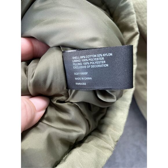 Bleecker and Broad Bomber Jacket Mens L Green Zip Up Lightweight Casual Fall - Picture 5 of 8